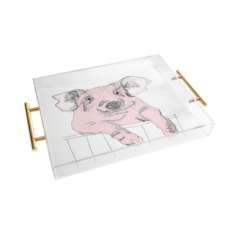 Casey Rogers Piggywig Acrylic Tray