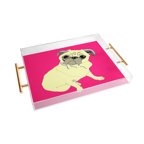 Casey Rogers Pugbug Acrylic Tray