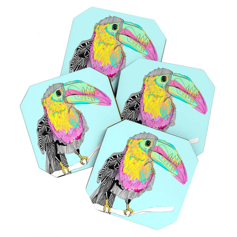 Casey Rogers Toucan Coaster Set
