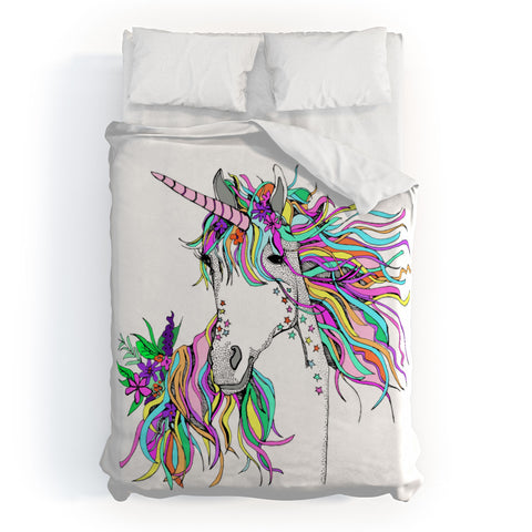 Casey Rogers Unicorn Duvet Cover