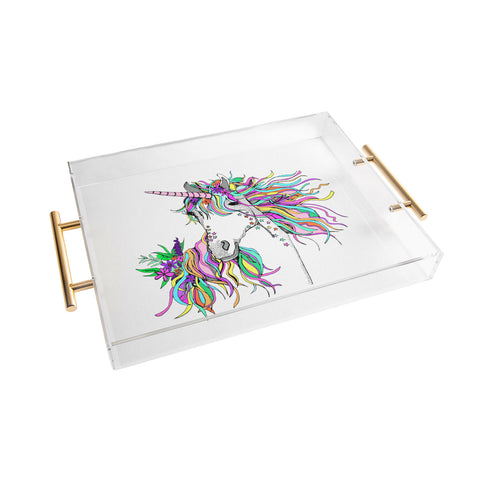 Casey Rogers Unicorn Acrylic Tray