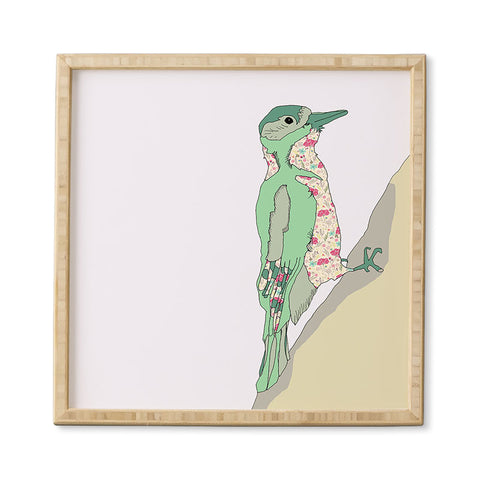 Casey Rogers woodpecker Framed Wall Art