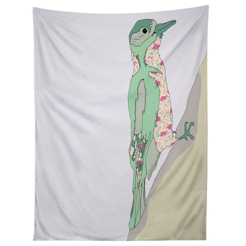Casey Rogers woodpecker Tapestry