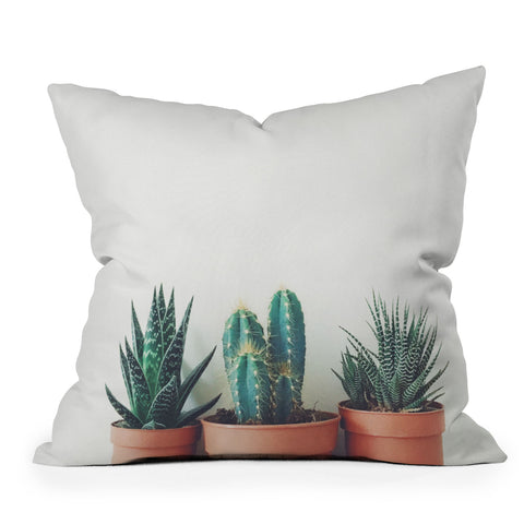 Cassia Beck Potted Plants Outdoor Throw Pillow