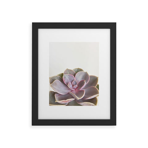 Cassia Beck Purple Succulent Framed Art Print