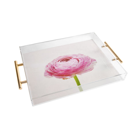 Cassia Beck Ranunculus Flower Acrylic Tray