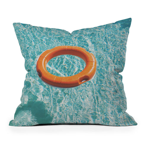 Cassia Beck Swimming Pool III Outdoor Throw Pillow