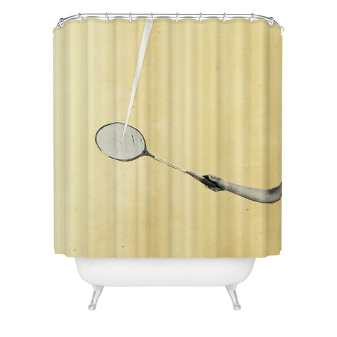 Cassia Beck Tennis I Shower Curtain