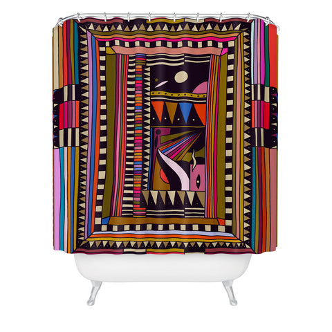 Cassidy Rae Marietta Artifact Shower Curtain