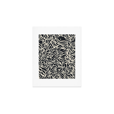 Cassidy Rae Marietta Botanica Black and Cream Art Print