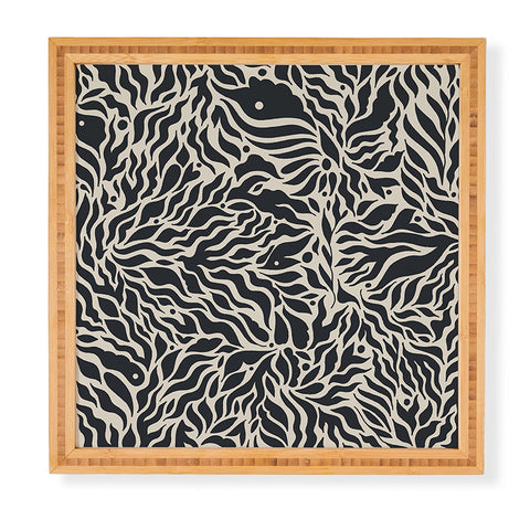 Cassidy Rae Marietta Botanica Black and Cream Framed Wall Art