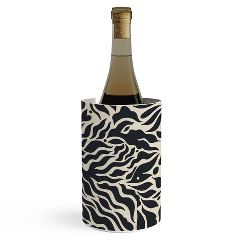 Cassidy Rae Marietta Botanica Black and Cream Wine Chiller