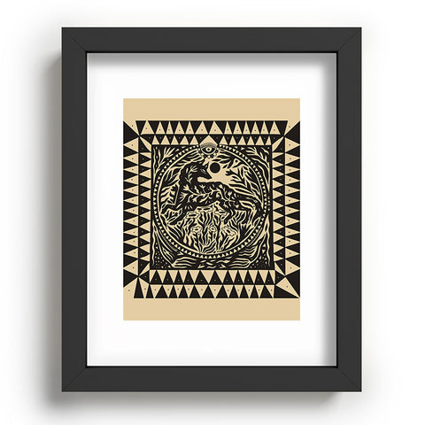 Cassidy Rae Marietta Botanical Wolf Recessed Framing Rectangle