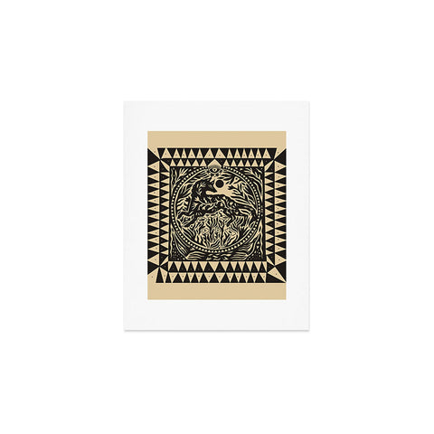 Cassidy Rae Marietta Botanical Wolf Art Print