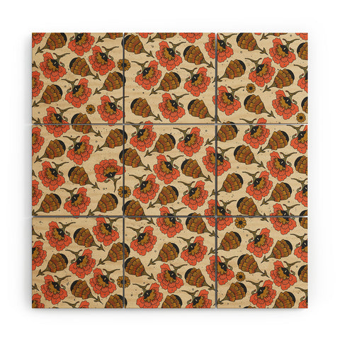 Cassidy Rae Marietta Day By Day Blooms Wood Wall Mural