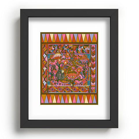 Cassidy Rae Marietta Deco Pink Protea Recessed Framing Rectangle