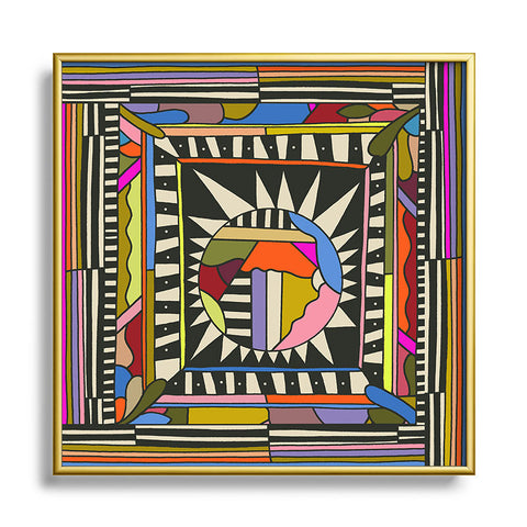 Cassidy Rae Marietta Good Noise Square Metal Framed Art Print