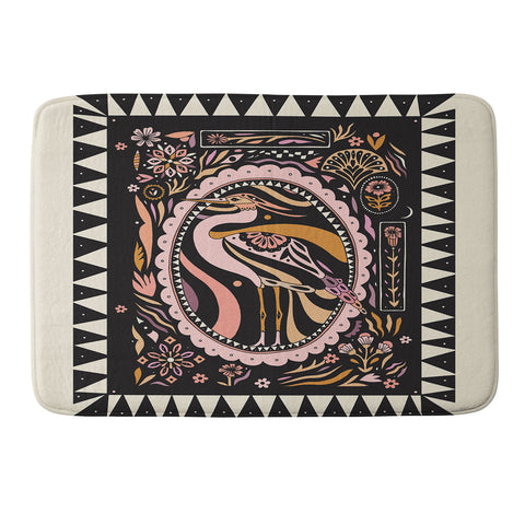 Cassidy Rae Marietta Heron Memory Foam Bath Mat