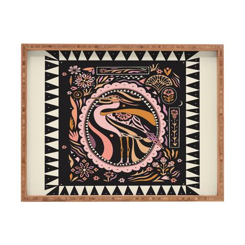 Cassidy Rae Marietta Heron Rectangular Tray