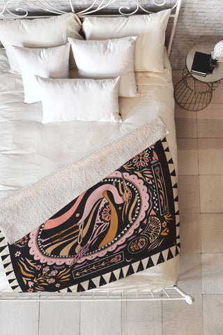 Cassidy Rae Marietta Heron Fleece Throw Blanket