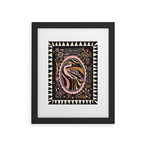 Cassidy Rae Marietta Heron Framed Art Print