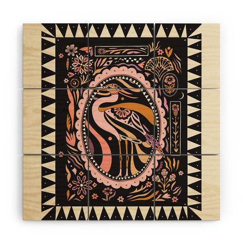 Cassidy Rae Marietta Heron Wood Wall Mural