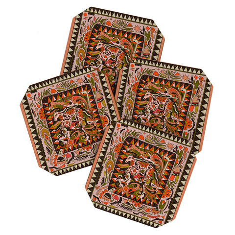 Cassidy Rae Marietta Horse Wild Coaster Set