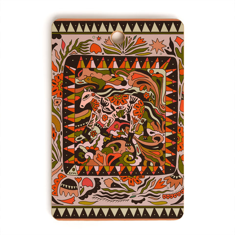 Cassidy Rae Marietta Horse Wild Cutting Board Rectangle