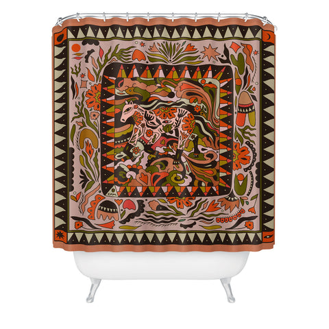 Cassidy Rae Marietta Horse Wild Shower Curtain
