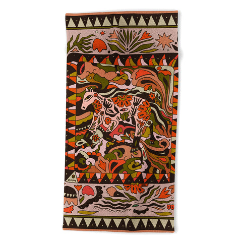 Cassidy Rae Marietta Horse Wild Beach Towel