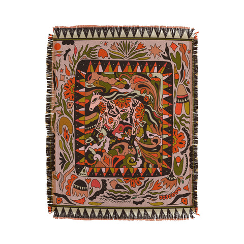 Cassidy Rae Marietta Horse Wild Throw Blanket