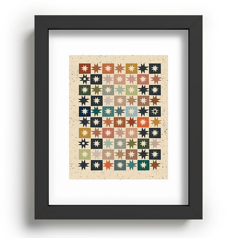 Cassidy Rae Marietta Kaleidoscope Star Recessed Framing Rectangle
