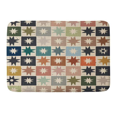 Cassidy Rae Marietta Kaleidoscope Star Memory Foam Bath Mat