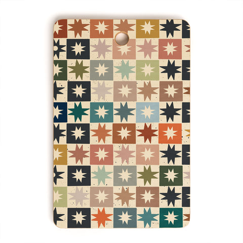 Cassidy Rae Marietta Kaleidoscope Star Cutting Board Rectangle