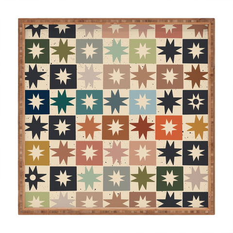 Cassidy Rae Marietta Kaleidoscope Star Square Tray