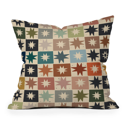Cassidy Rae Marietta Kaleidoscope Star Outdoor Throw Pillow