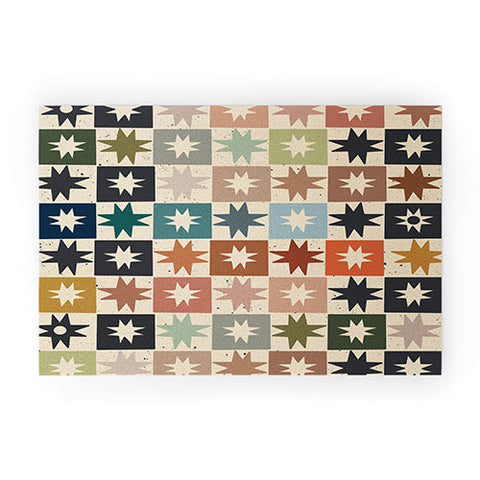 Cassidy Rae Marietta Kaleidoscope Star Welcome Mat