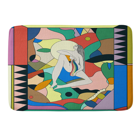 Cassidy Rae Marietta Lollipop Memory Foam Bath Mat