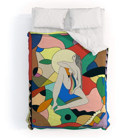 Cassidy Rae Marietta Lollipop Duvet Cover