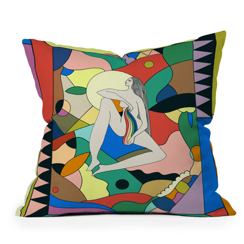 Cassidy Rae Marietta Lollipop Throw Pillow