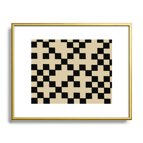 Cassidy Rae Marietta Swiss Cross Remix Metal Framed Art Print