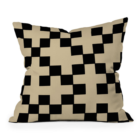 Cassidy Rae Marietta Swiss Cross Remix Throw Pillow