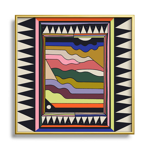 Cassidy Rae Marietta The Circus Square Metal Framed Art Print