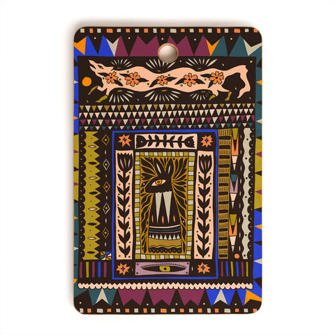 Cassidy Rae Marietta Wolf and The Rabbit Cutting Board Rectangle