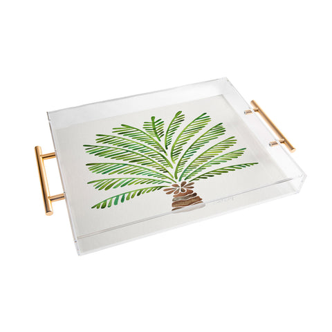 Cat Coquillette Bali Palm Tree Acrylic Tray