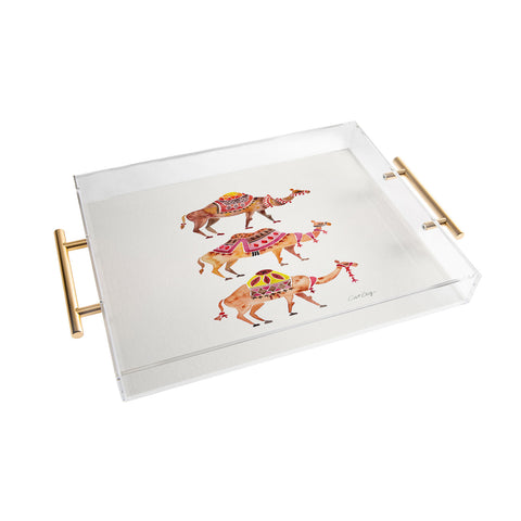 Cat Coquillette Camel Train Acrylic Tray