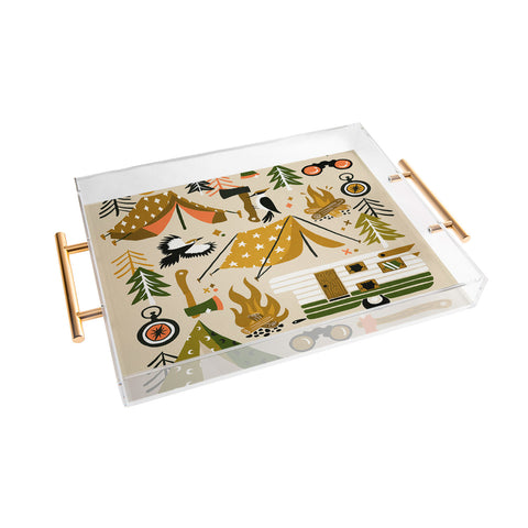 Cat Coquillette Camping Kit Olive Palette Acrylic Tray