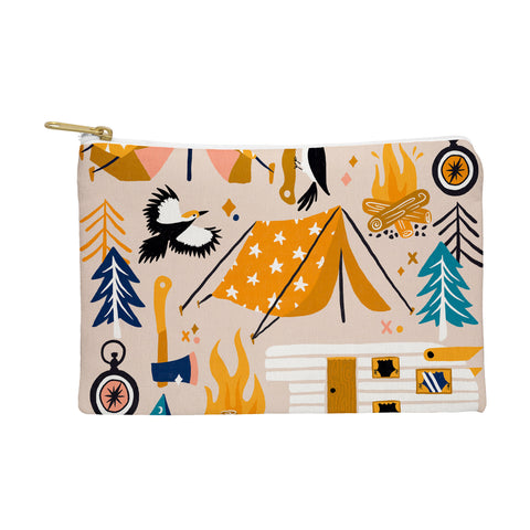 Cat Coquillette Camping Kit Orange Blue Pouch