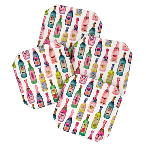 Cat Coquillette Champagne Collection Coaster Set