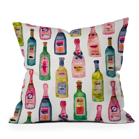 Cat Coquillette Champagne Collection Outdoor Throw Pillow